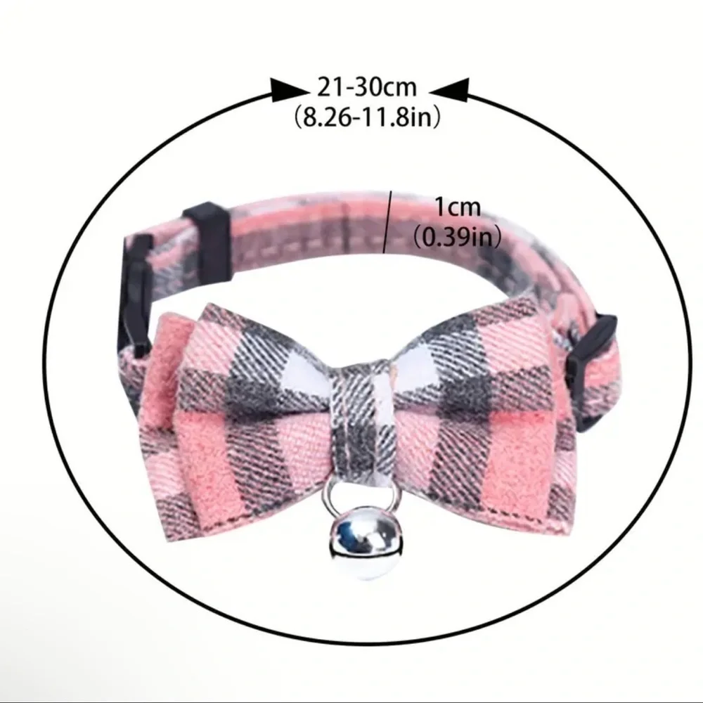 Cat Bow Tie Collar Kitten Accessory